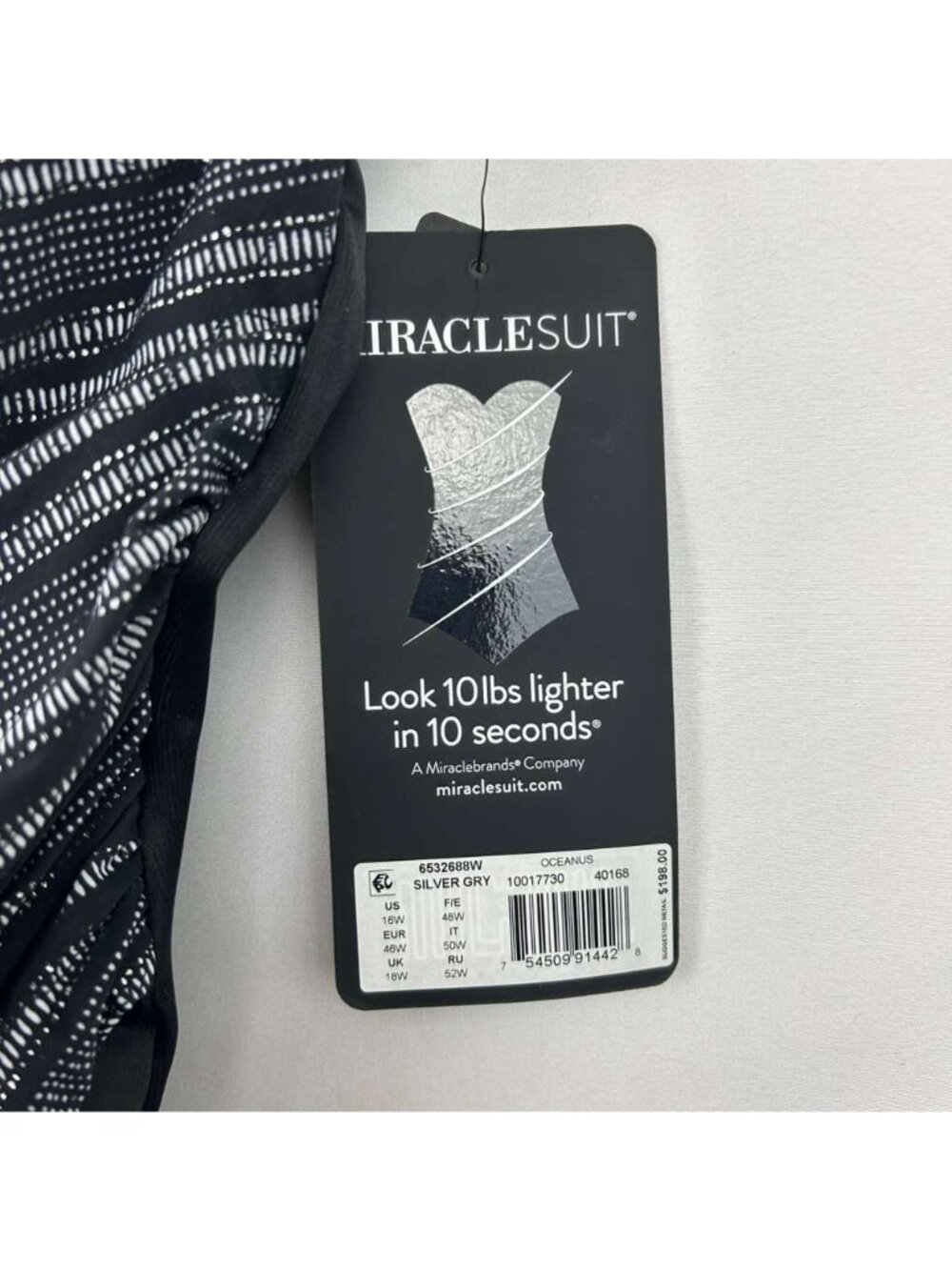 Miraclesuit Women's Size 16W Colorblock Oceanus V-Neck One Piece Swimsuit NWT - Picture 12 of 16